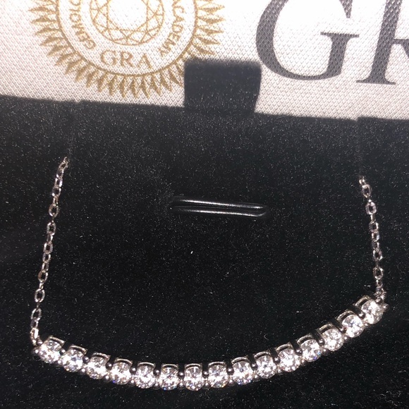 GRA certified VVS diamond bolo bracelet engagement wedding Valentine’s birthday - Picture 3 of 11